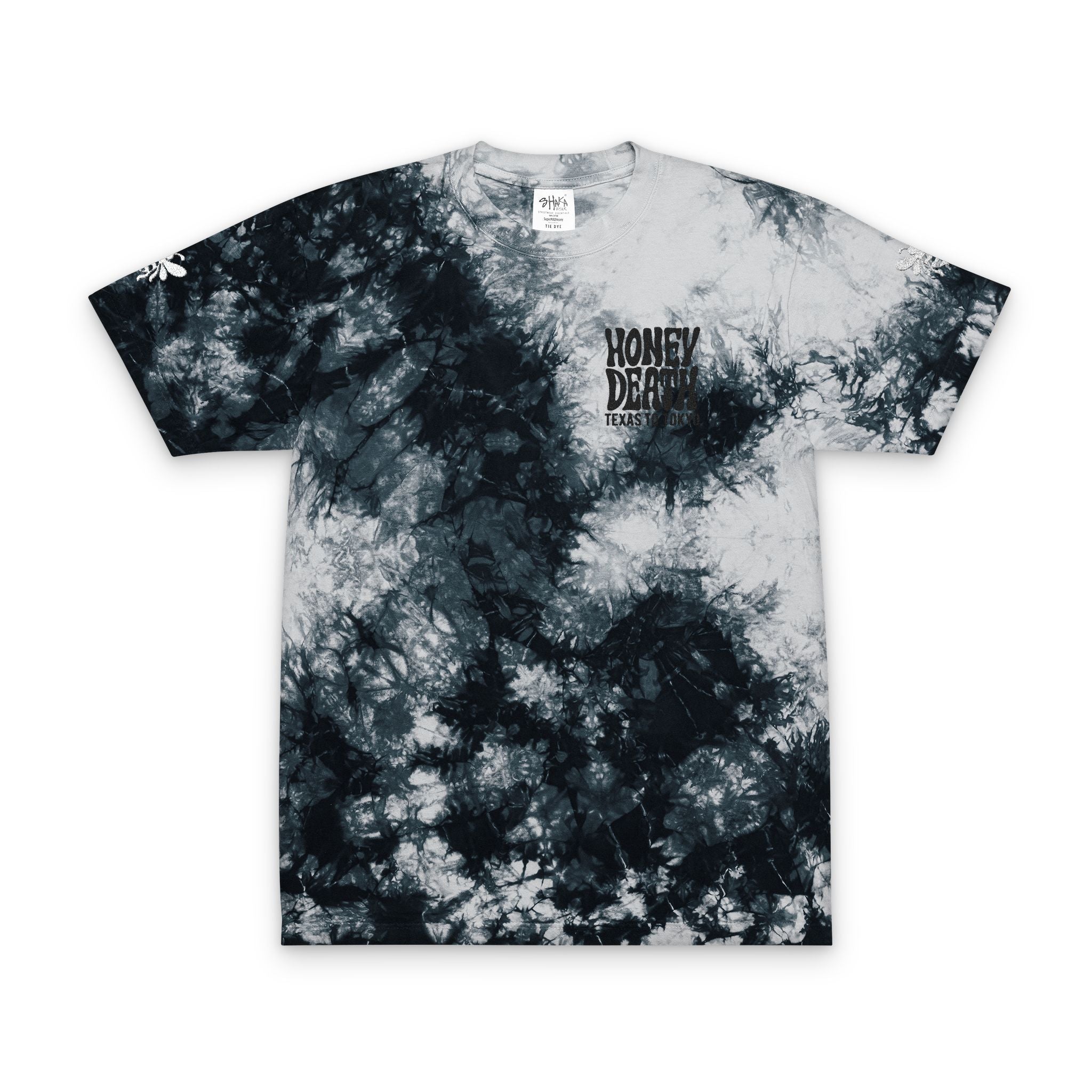 Texas To Tokyo Tie-Dye Oversized Tee Embroidered