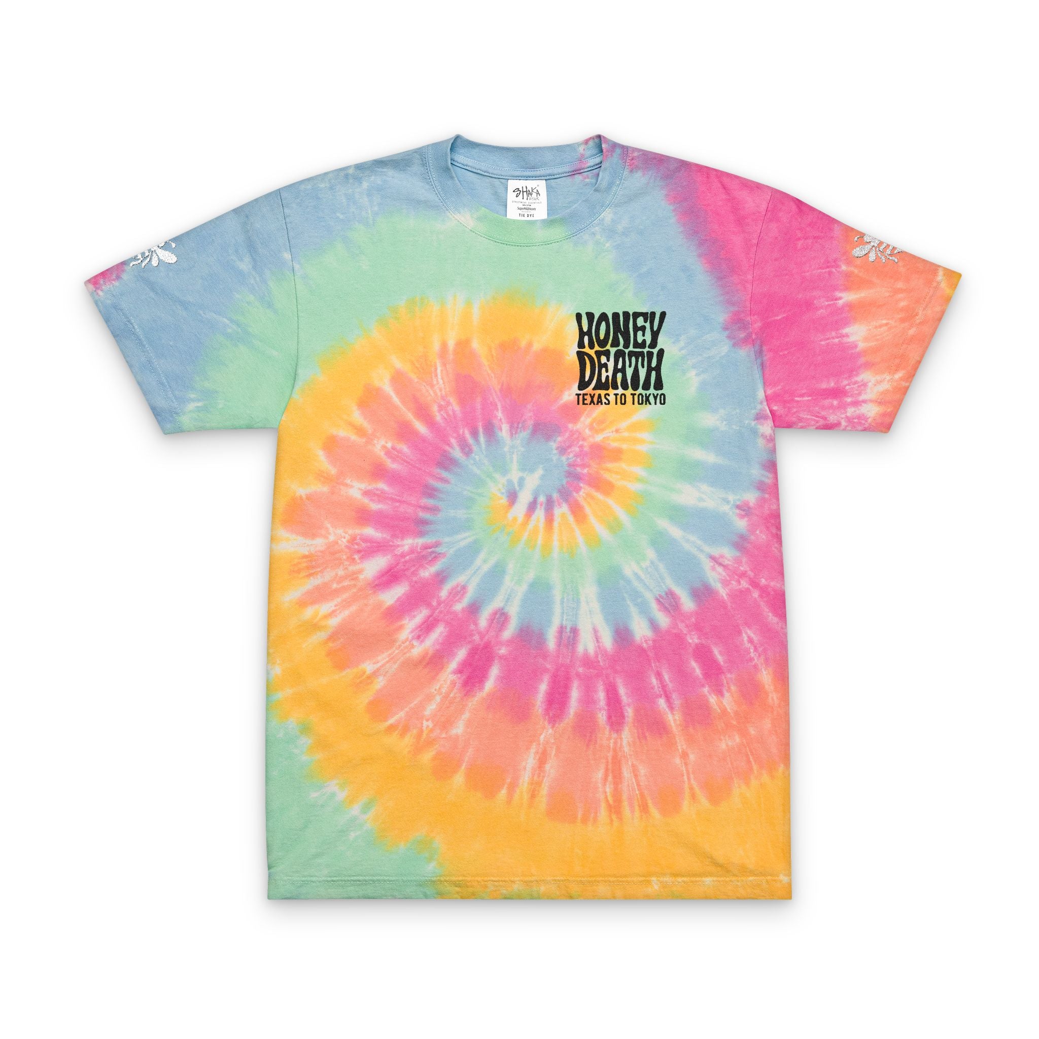 Texas To Tokyo Tie-Dye Oversized Tee Embroidered