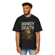 Honey Death Skull Graphic Buzz With The Bees Tee
